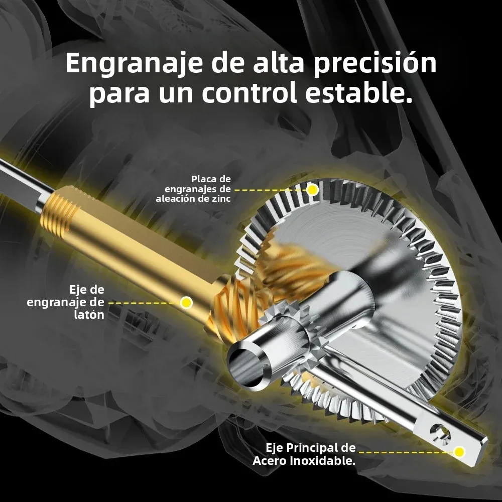 Carrete Giratorio Huidiao Surf – Freno 18KG Rodamientos Inoxidables - imagen 4