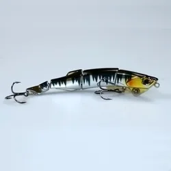 Señuelo minnow articulado para pesca con cebo de natación