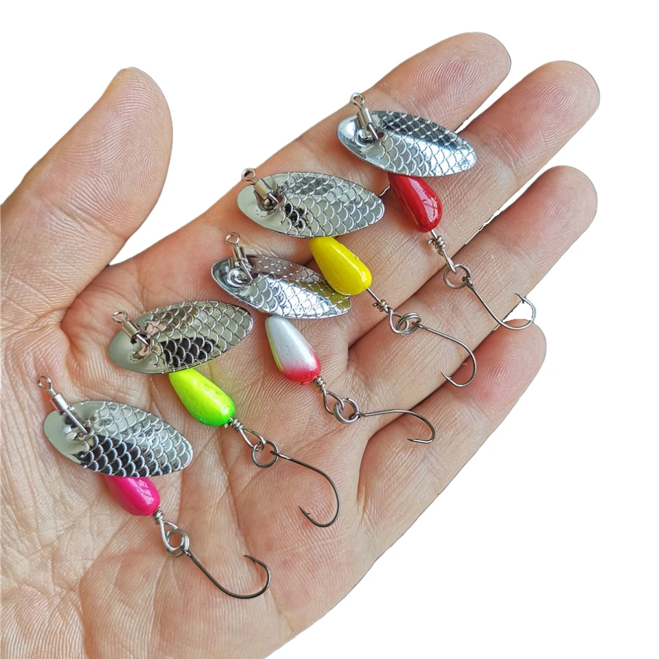 MUKUN Señuelo micro jigging con spinner cuchara - imagen 4