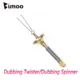 Bimoo Spinner doble giro latón acero inoxidable: herramienta moscas