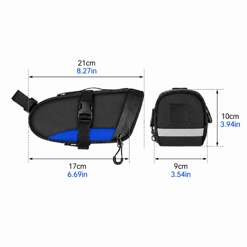 Bolsa bajo el sillín compacta