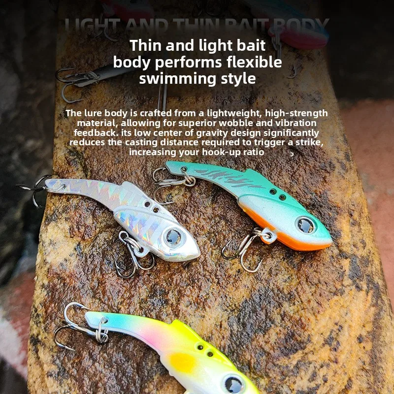 VIB Spoon cuchara metal spinner para black bass y lucio artificial - imagen 3