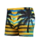 Traje de baño hombre de secado rápido bóxer elástico para verano