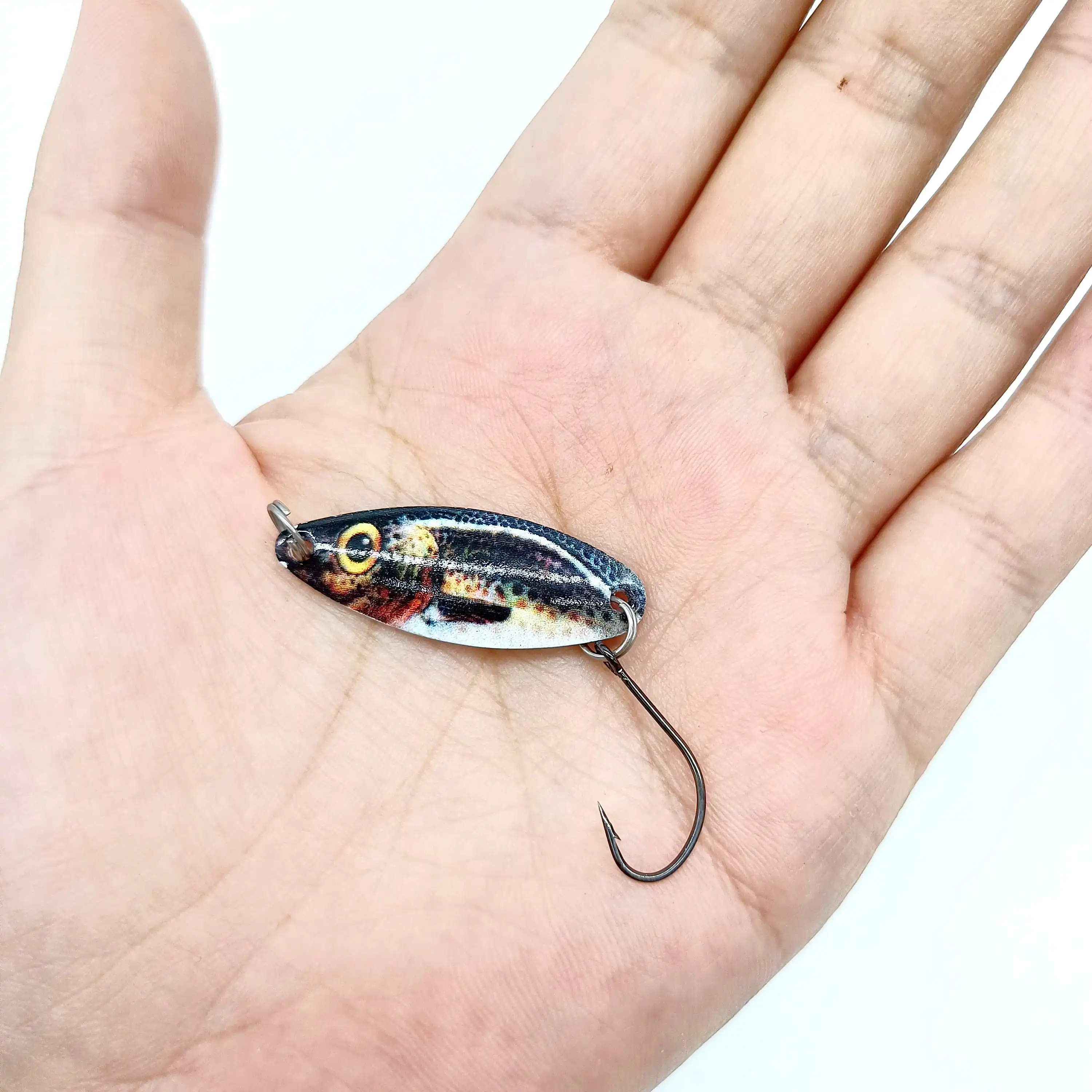 DUODUOYU Señuelos giratorios – Trucha, lucio y lubina – Pesca lago - imagen 4
