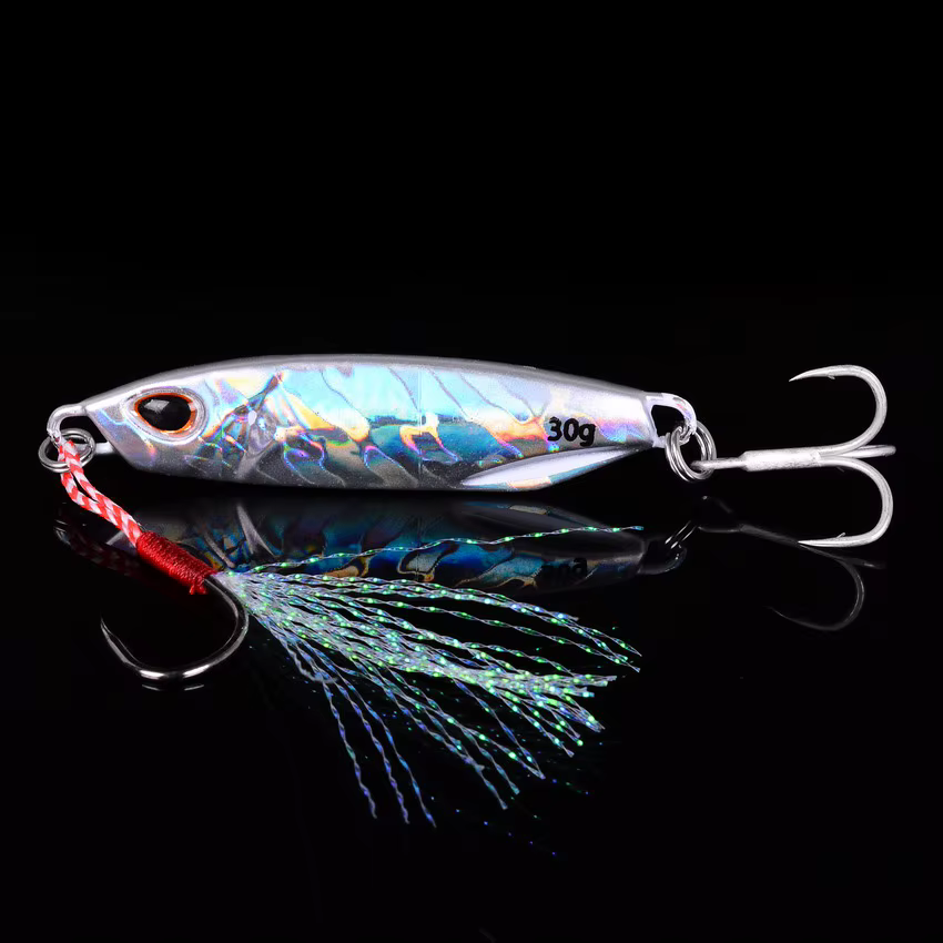 Anzuelos Jig Head de metal fundido para lubina – Cebo artificial