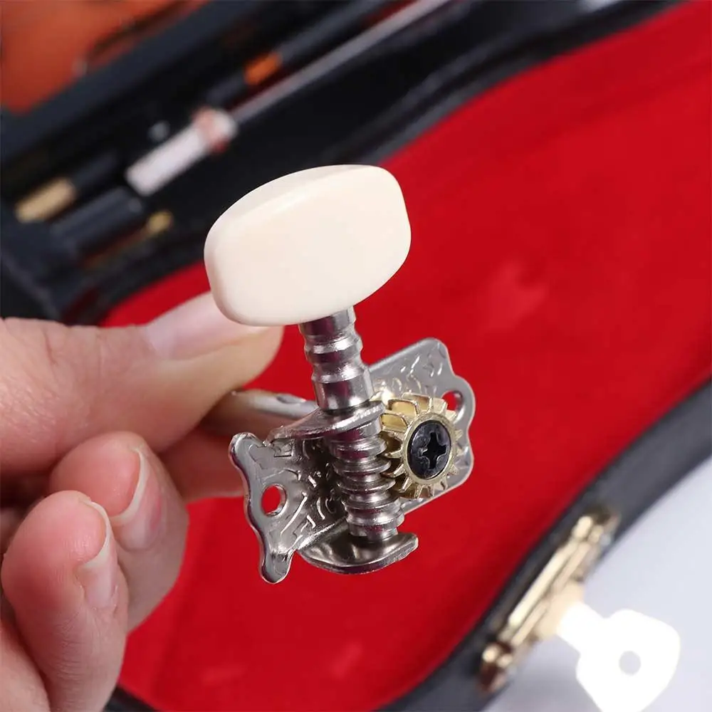 Clavijas de afinación cromadas para guitarra acústica