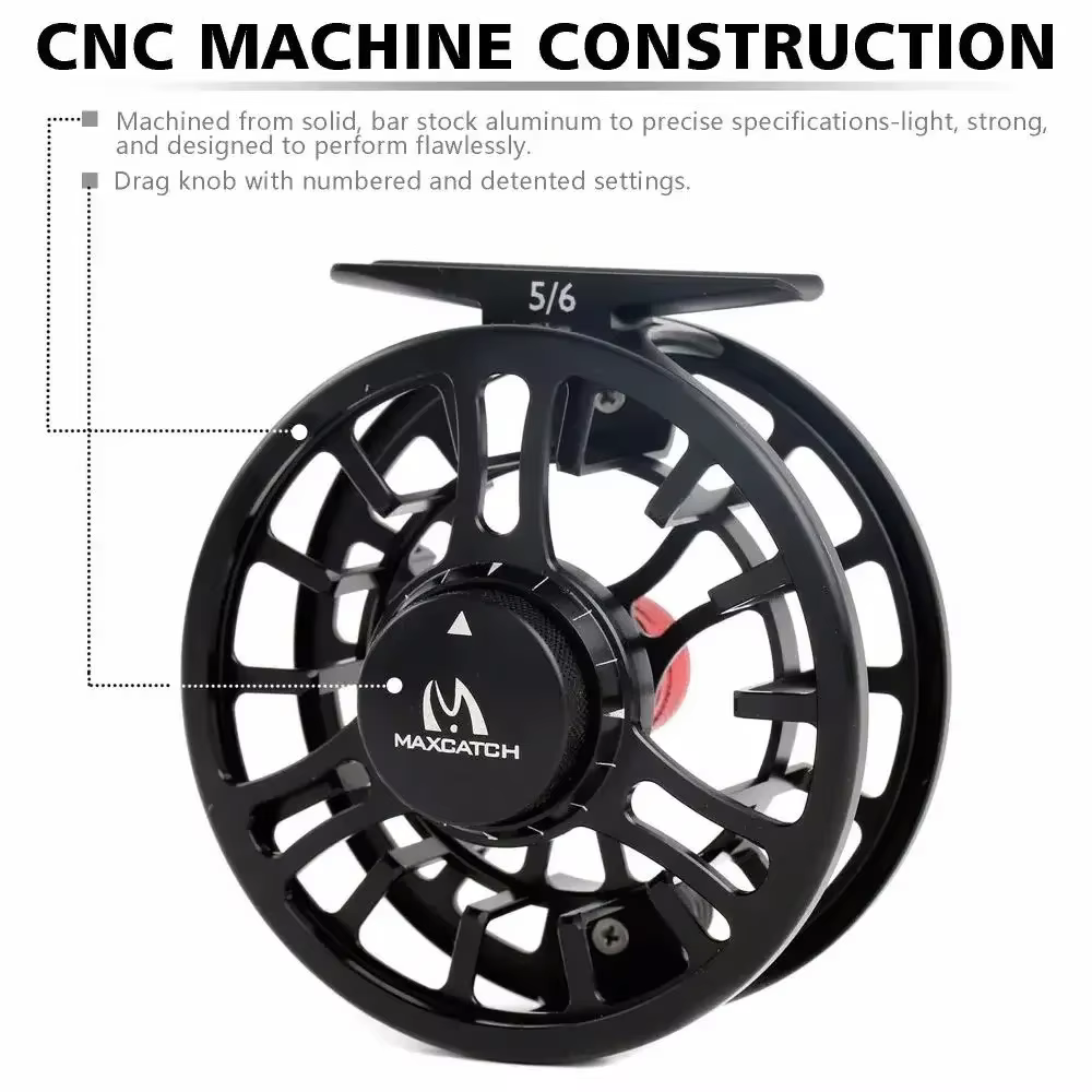 Carrete Mosca TORO Maximumcatch – Ultraligero CNC para Trucha - imagen 4