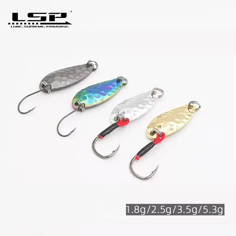 LSP Spoon Sequin Assist Hook – señuelo metálico lentejuelas para lubina - imagen 2
