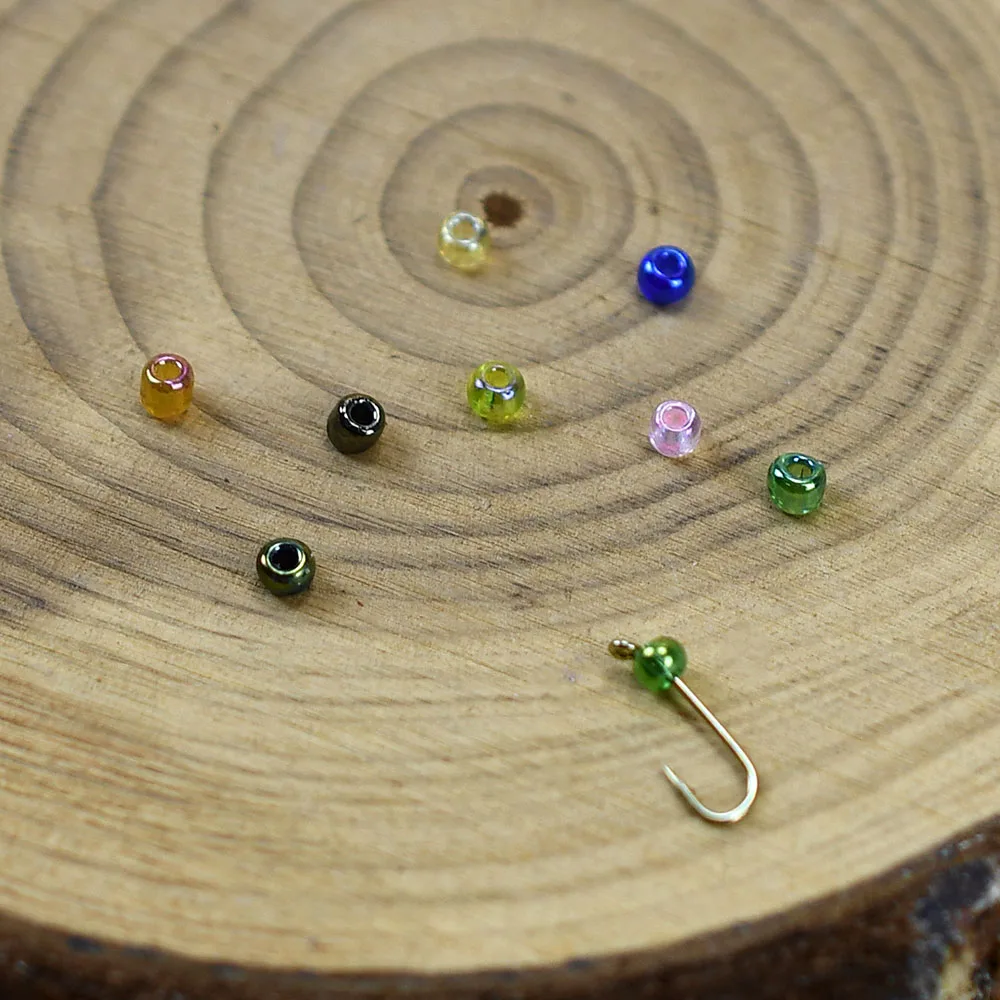 Cabezales de Perlas Multicolor para Pesca con Mosca de Trucha