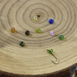 Cabezales de Perlas Multicolor para Pesca con Mosca de Trucha