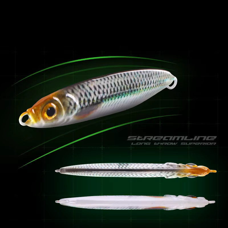 Jigbait Señuelo de pesca 3D Pez Sin Anzuelo - imagen 2