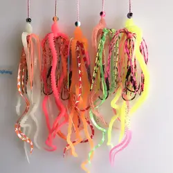 Ganchos Kabura Jigging Madai con faldas de silicona y gomas Tai