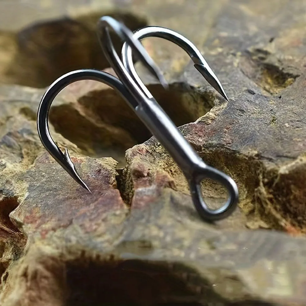 Anzuelo Triple 3/0 Superafilado para Pesca Deportiva de Lubina en Mar - imagen 5