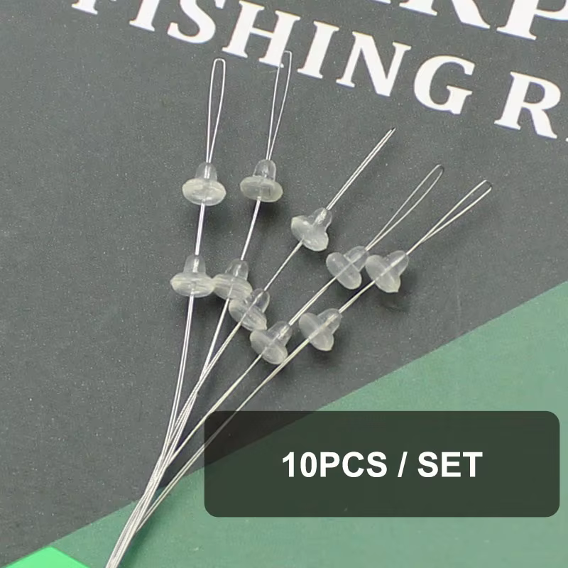 Micro tapones, cuentas y soportes para aparejo de pelo carpa - imagen 4