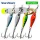 ShareShark Señuelo giratorio metálico con anzuelo triple para lucio