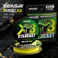 Seasir Overcast X8 – Sedal trenzado 8 hilos para depredadores