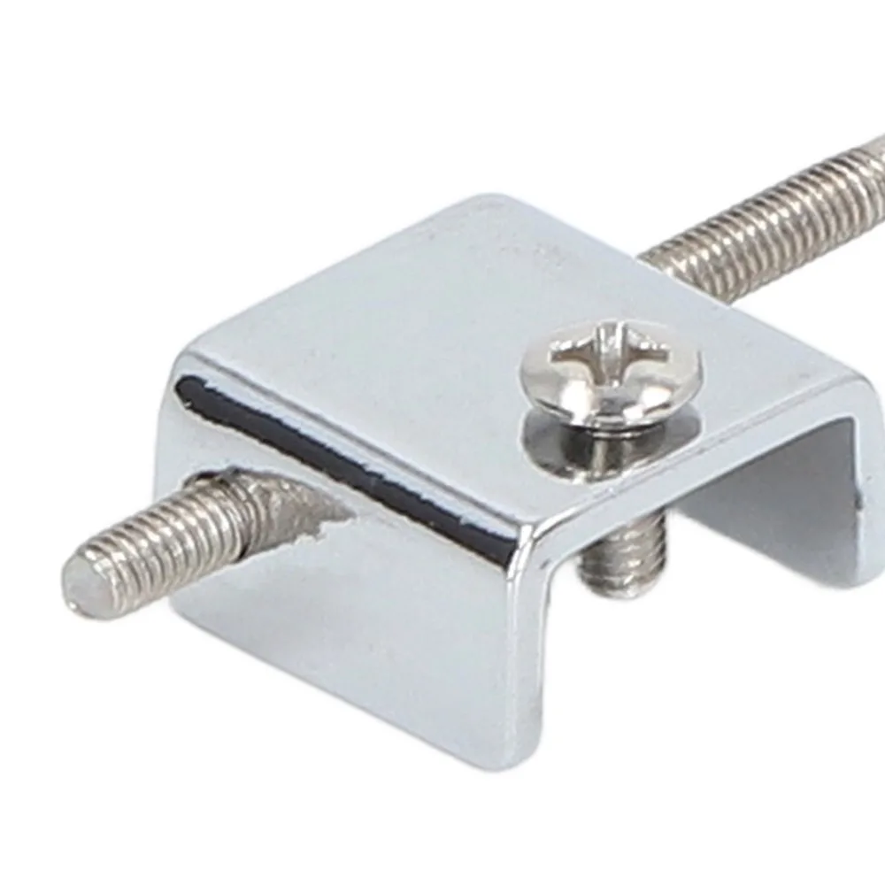 Soporte de montaje plateado con tornillo para pickguard mandolina