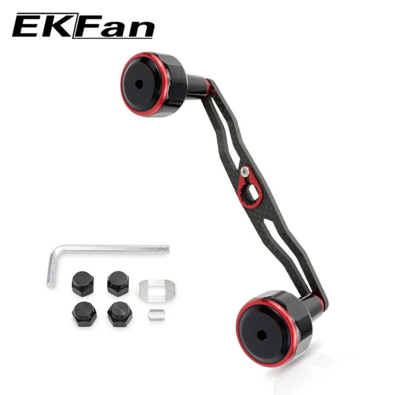 Mango de carbono EKFan 140mm ultraligero para caña casting