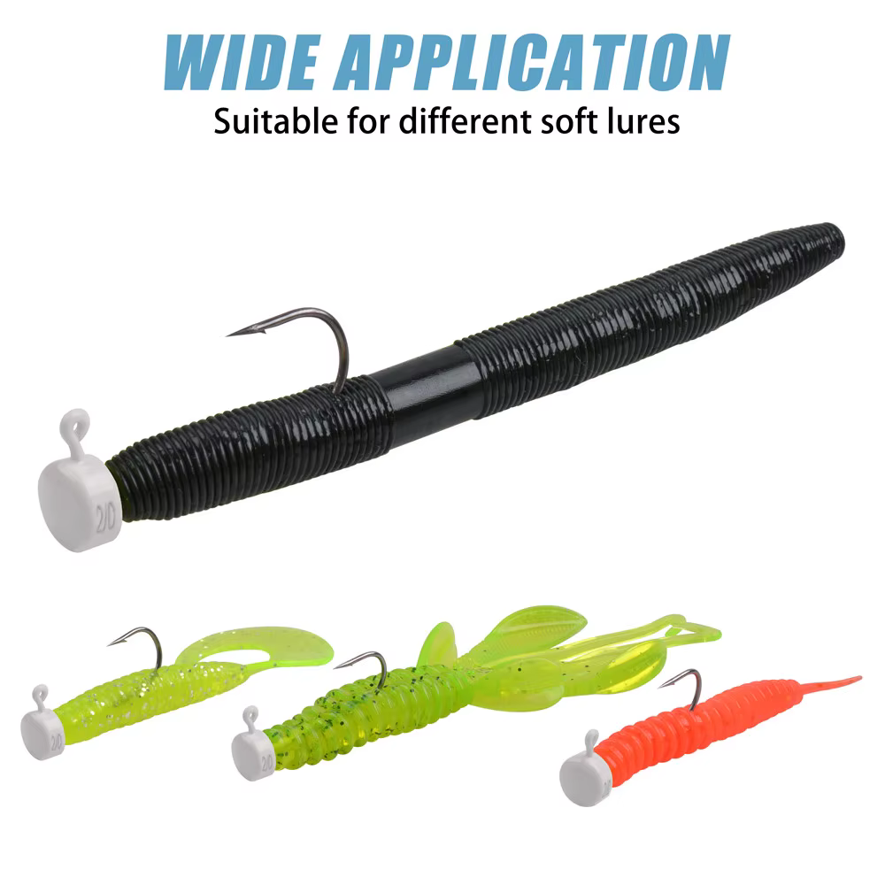 Jig Heads Ned Rig – 2,8g a 4,6g multicolor agua salada - imagen 3