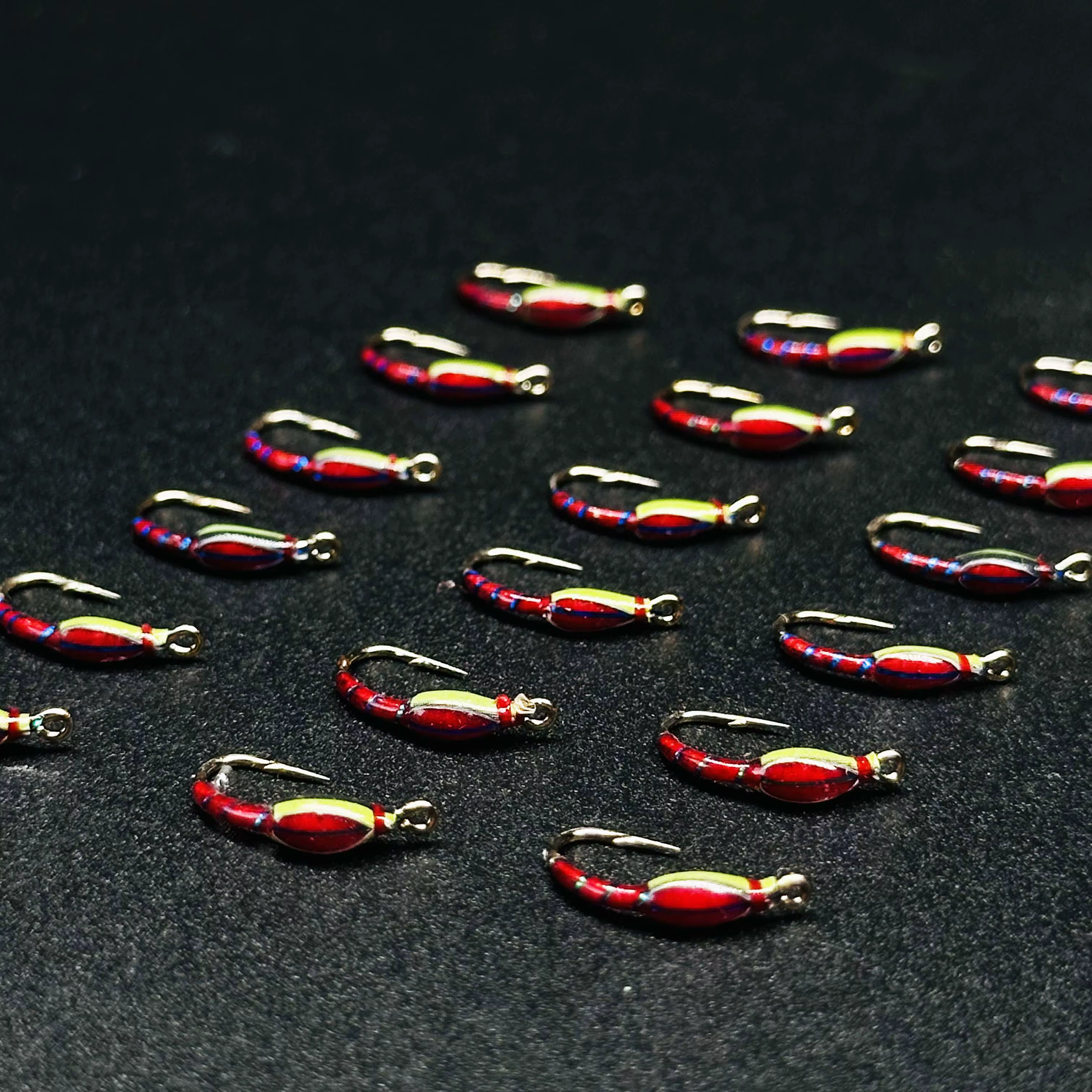Ninfa chironomid pupa epoxi zumbador para trucha en caja - imagen 3