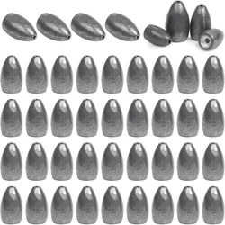 Plomo giratorio antideslizante Texas Rig para lubina