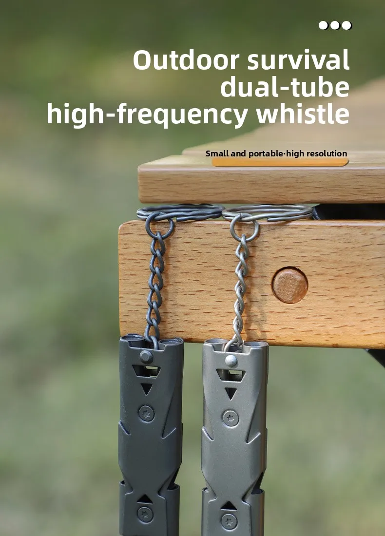 Fluitje de emergencia al aire libre