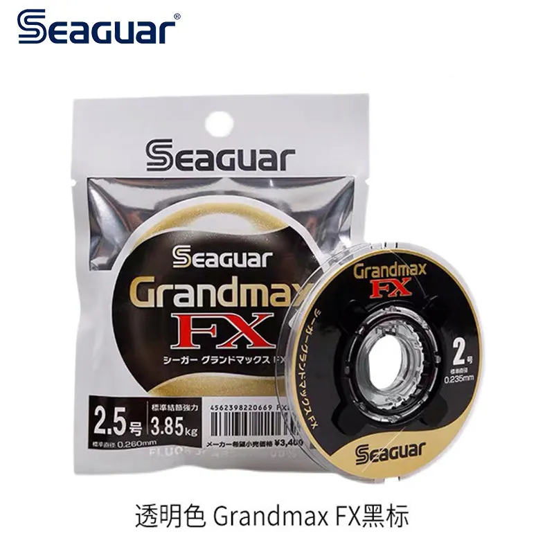 Línea fluorocarbono Seaguar Grandmax FX Fluoro líder FC transparente