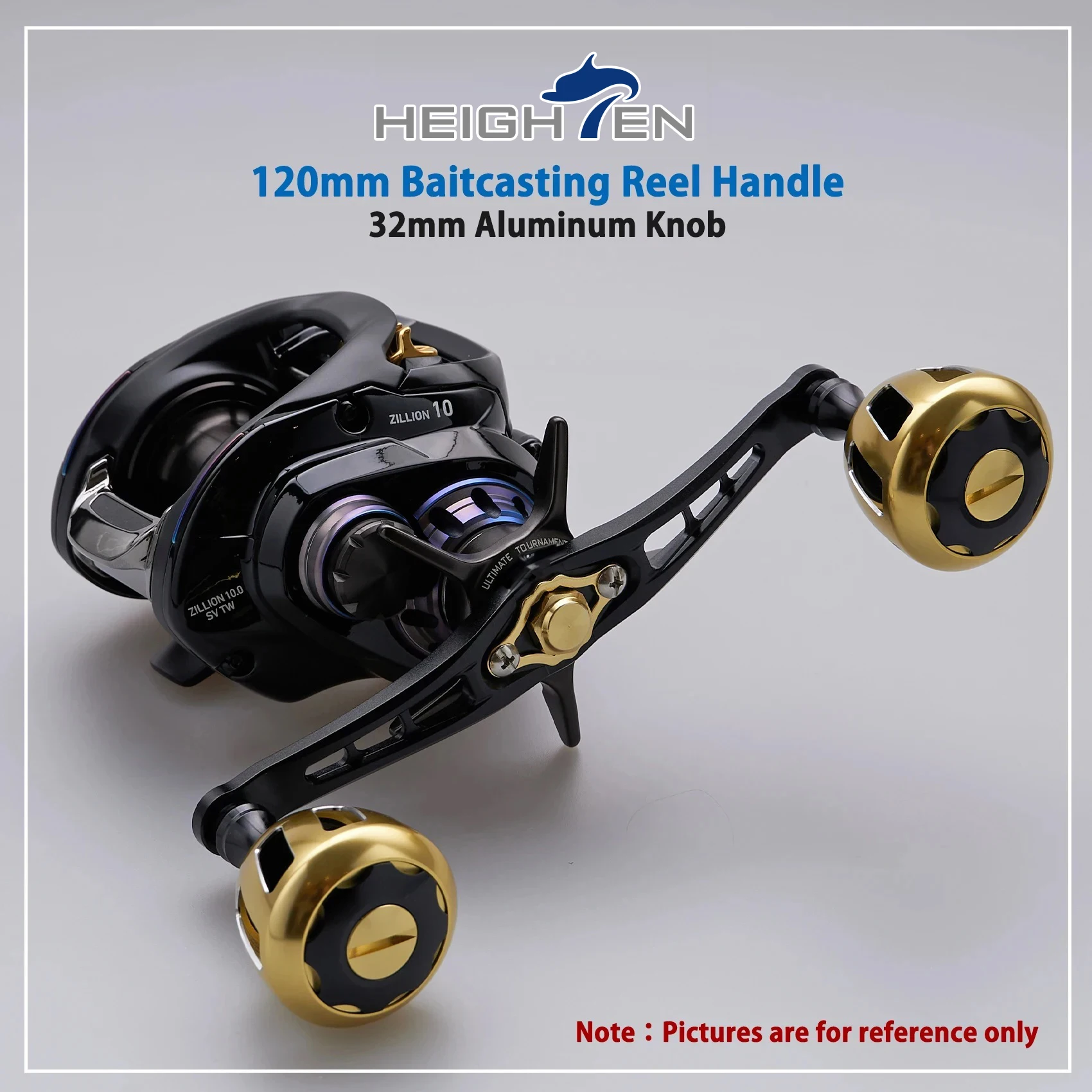 Manivela HEIGHTEN 120 mm vista frontal