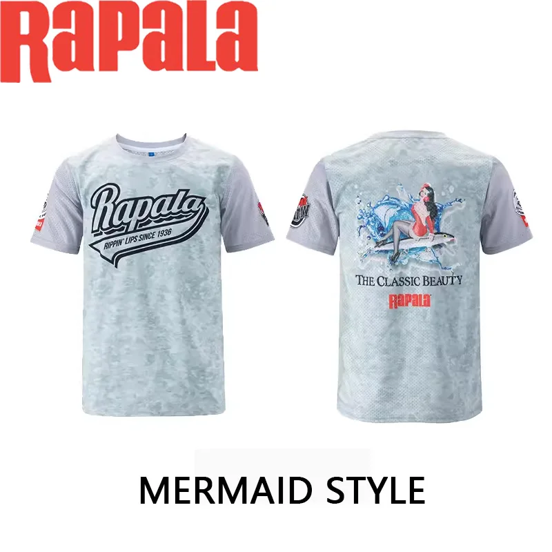 Camiseta Pesca Manga Corta Rapala – Protección Solar Rojo y Negro - imagen 2