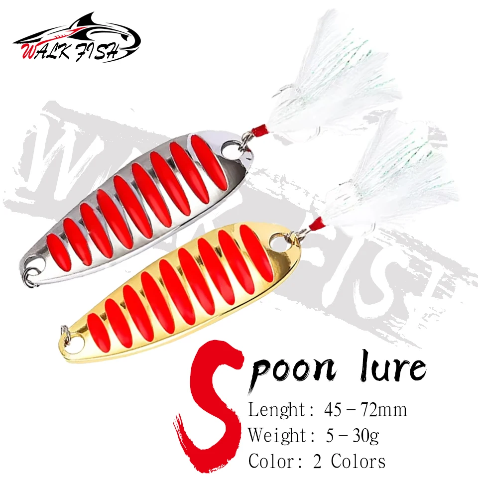 Cuchara Walk Fish palmetazo boca volteada roja - imagen 5