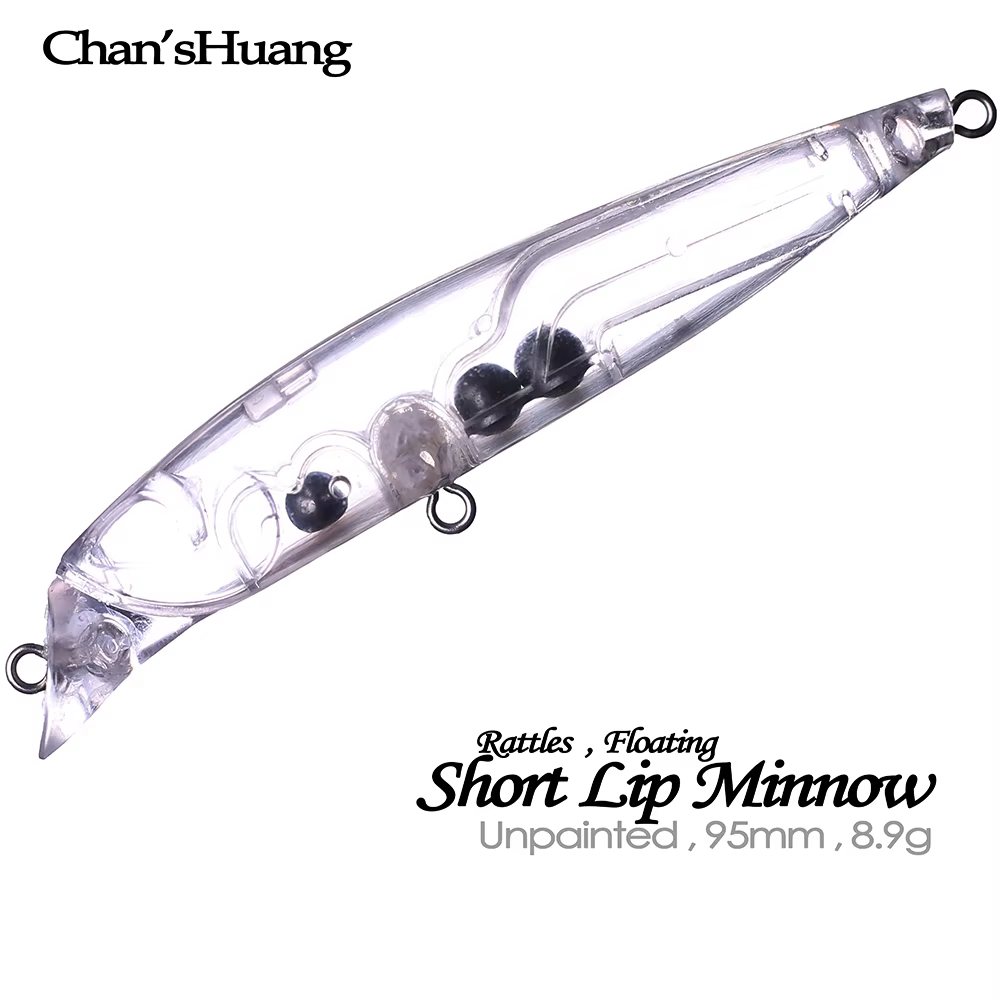 Chan's Huang 9,5 cm – Rattle Bait señuelo flotante labio corto