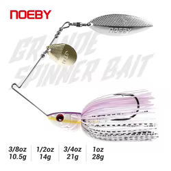 NOEBY Spinnerbait Bass – Double Willow Blade Spoon con Needle Swim