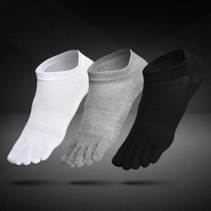 Calcetines 5 dedos deportivos hombre algodón transpirable superventas - imagen 5
