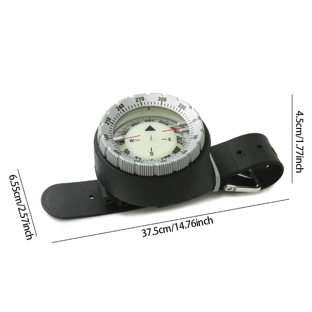 Reloj de buceo con brújula digital – Impermeable 50 m para pesca - imagen 3