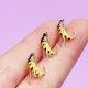 Moscas húmedas polilla amarilla para lucio y trucha con anzuelo - imagen 5