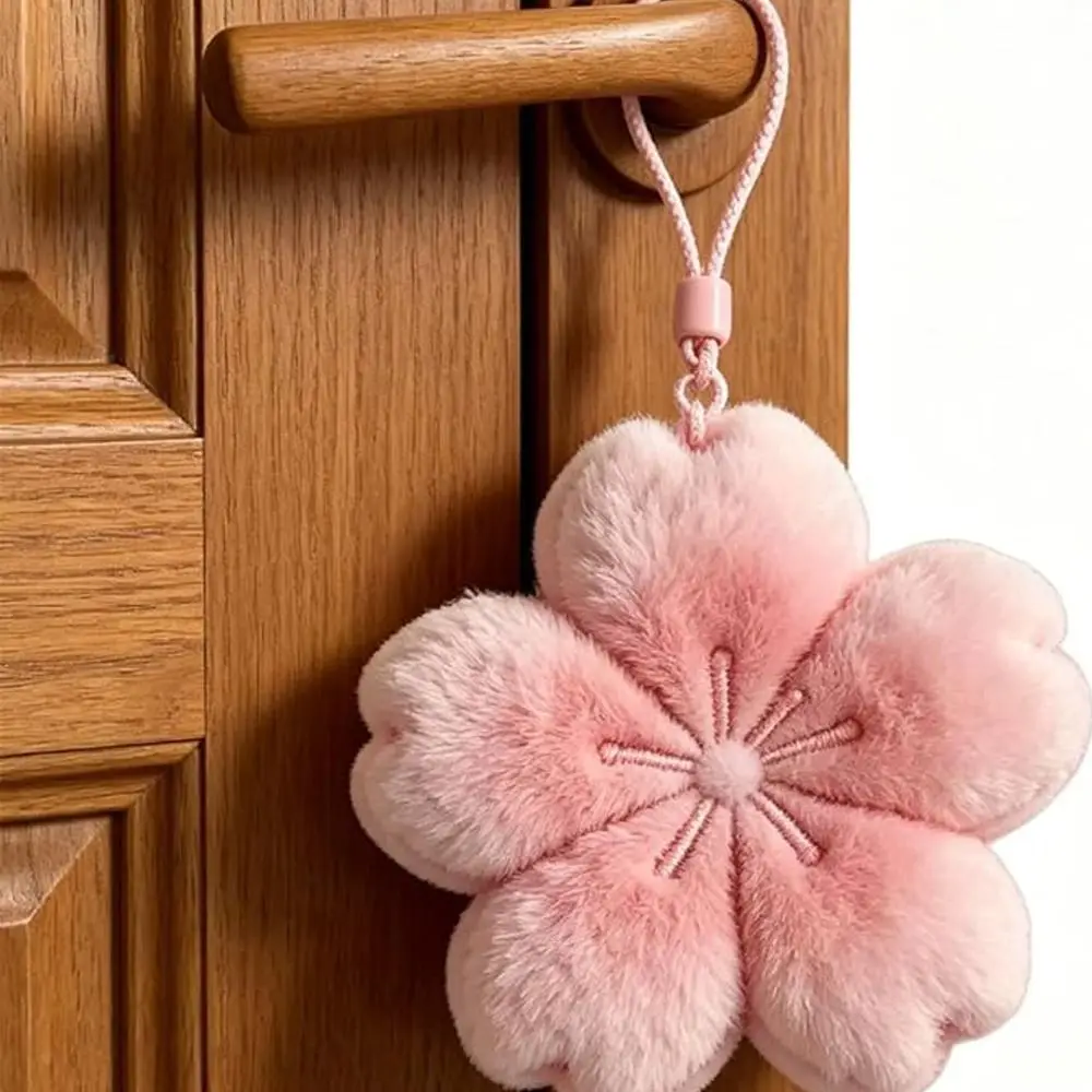 Llavero Sakura flor de cerezo rosa: colgante para bolso - imagen 3