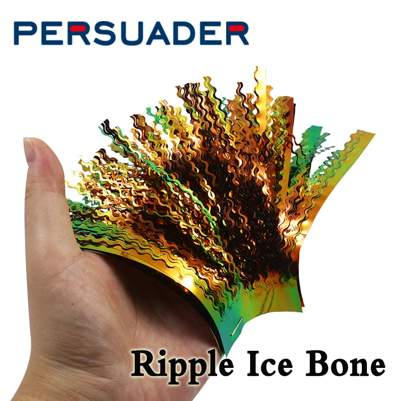 Persuader Oropel Flash Ondulado para atar moscas de tubo y serpentinas