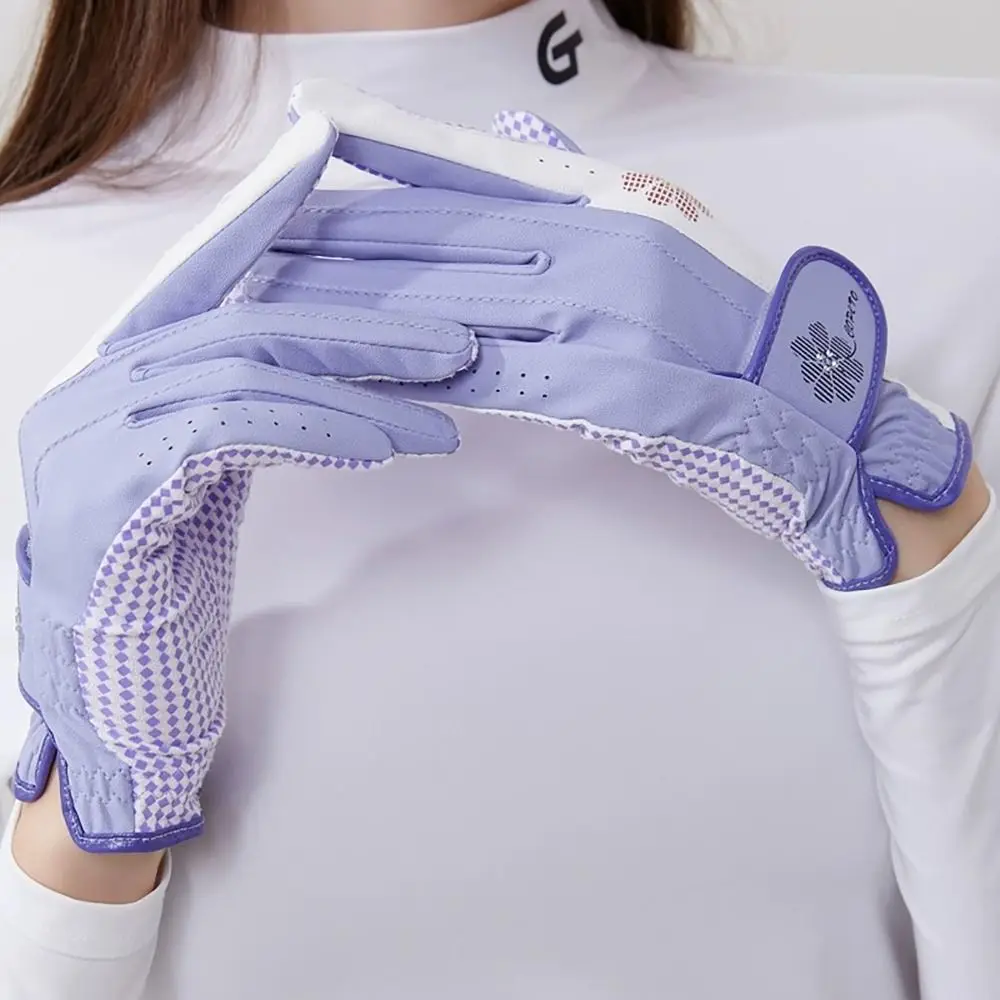 Guantes de golf antideslizantes transpirables resistentes para mujer - imagen 5