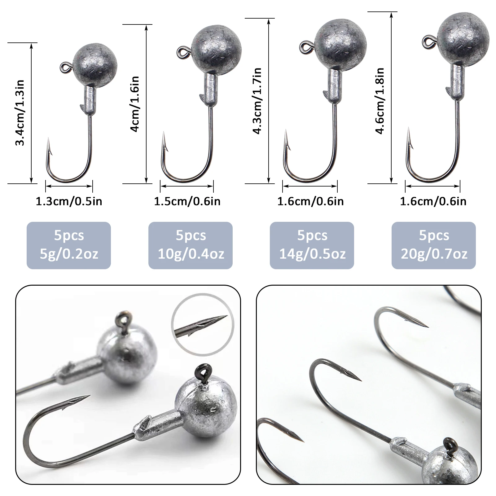 Free Fisher señuelos luminosos tipo swimbait con jig head - imagen 2