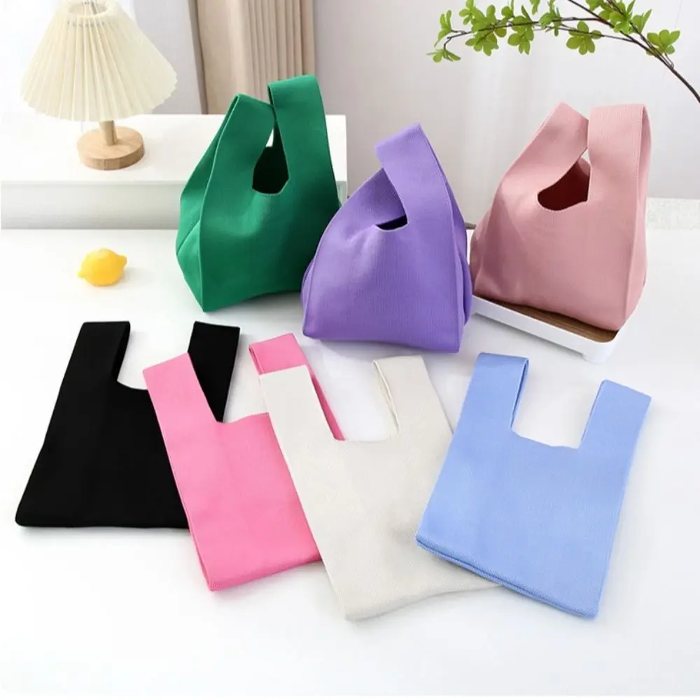 Bolsa de pesca tote tejida con nudo, gran capacidad reutilizable - imagen 3