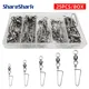 ShareShark giratorios con rodamientos acero inoxidable para pesca