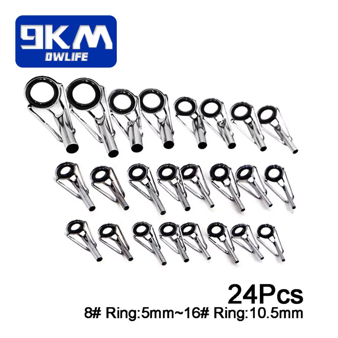 Kit reparación guías de caña – Punta cerámica y acero inoxidable