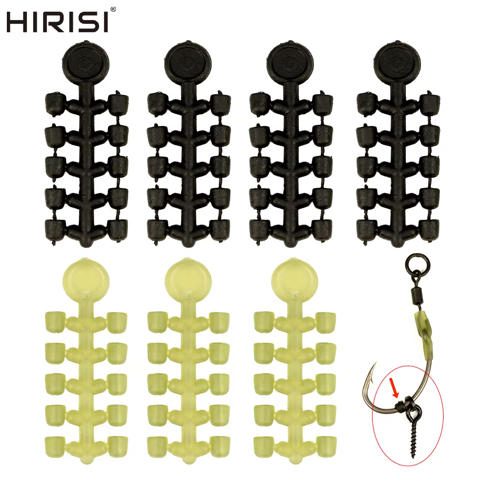 Ronnie Rig carpa: anzuelo, tornillo y cuentas de tope para boilies