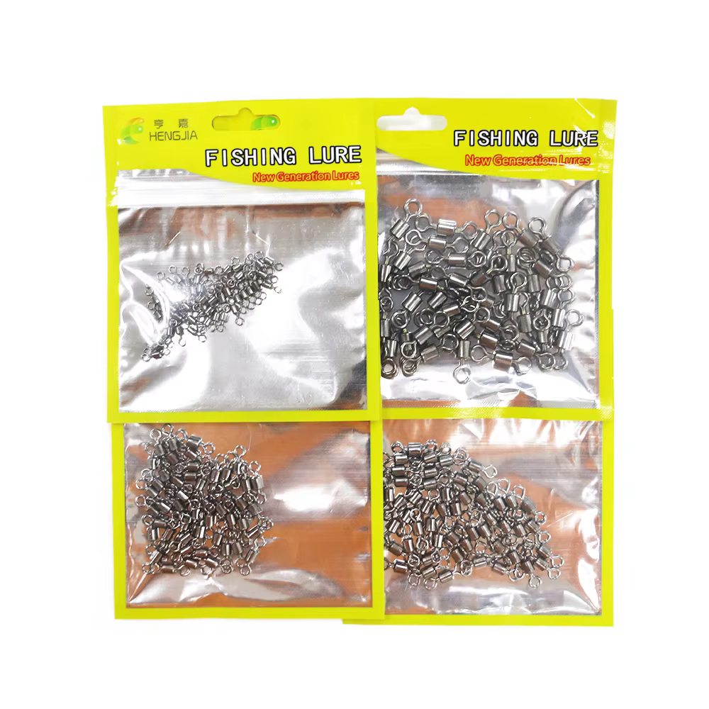 Conector giratorio acero inoxidable para pesca de carpa anillo sólido - imagen 5