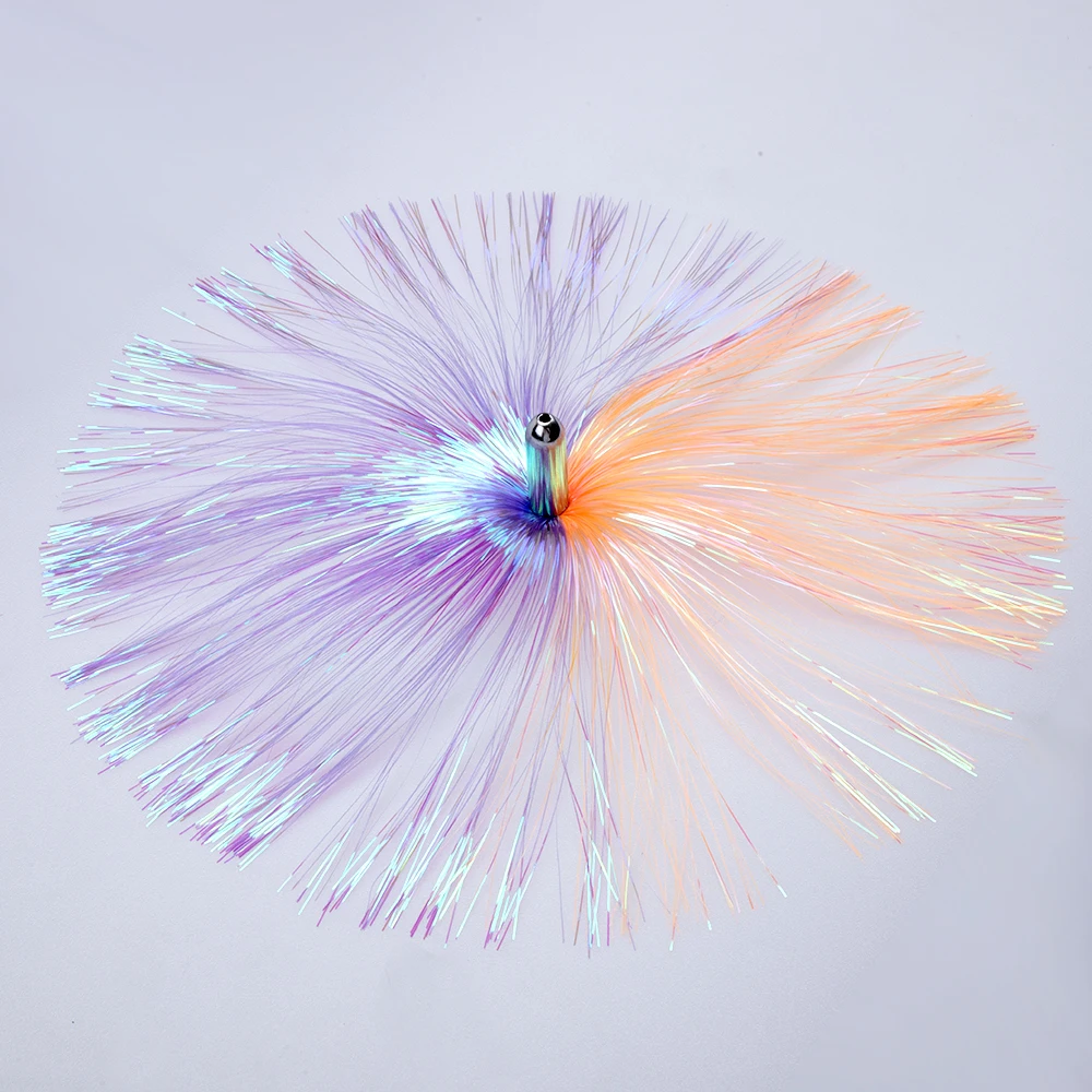 Ilander Bucktail Teaser Jig para atún con cabeza de latón - imagen 4