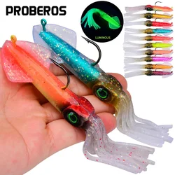 Señuelo Calamar UV Trolling – Wobbler luminoso para pulpo