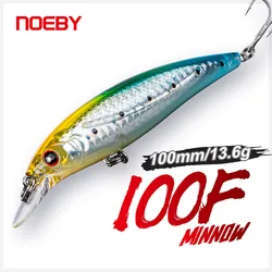 Noeby Minnow Jerkbait Flotante Lubina – Señuelo Agua Dulce y Salada