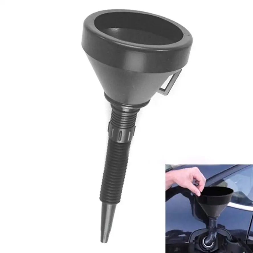 Embudo de plástico de gran diámetro con boquilla extensible - imagen 4
