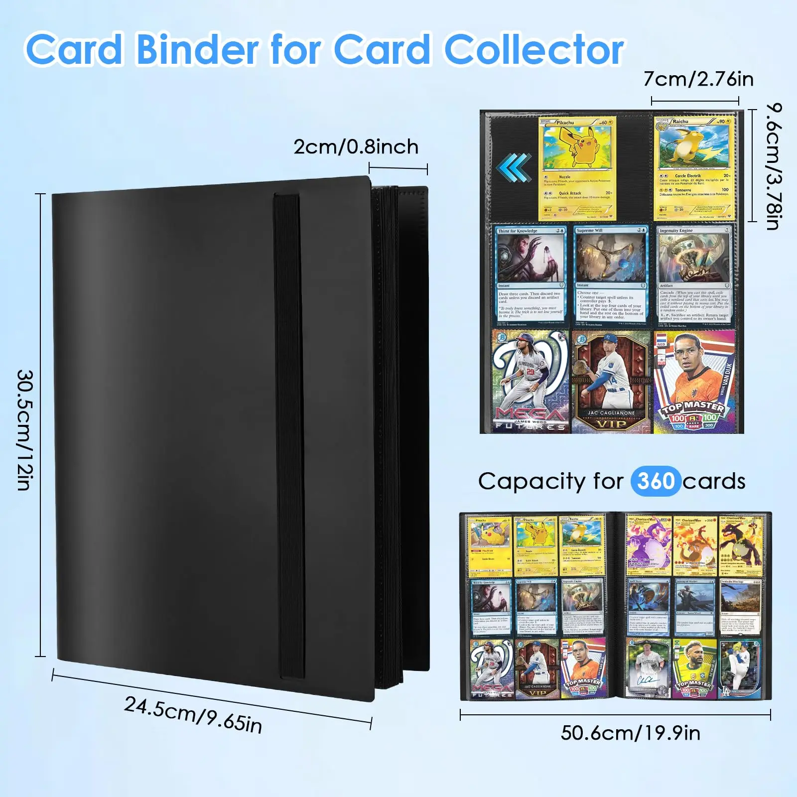 Carpeta para tarjetas coleccionables con bolsillos múltiples - imagen 4