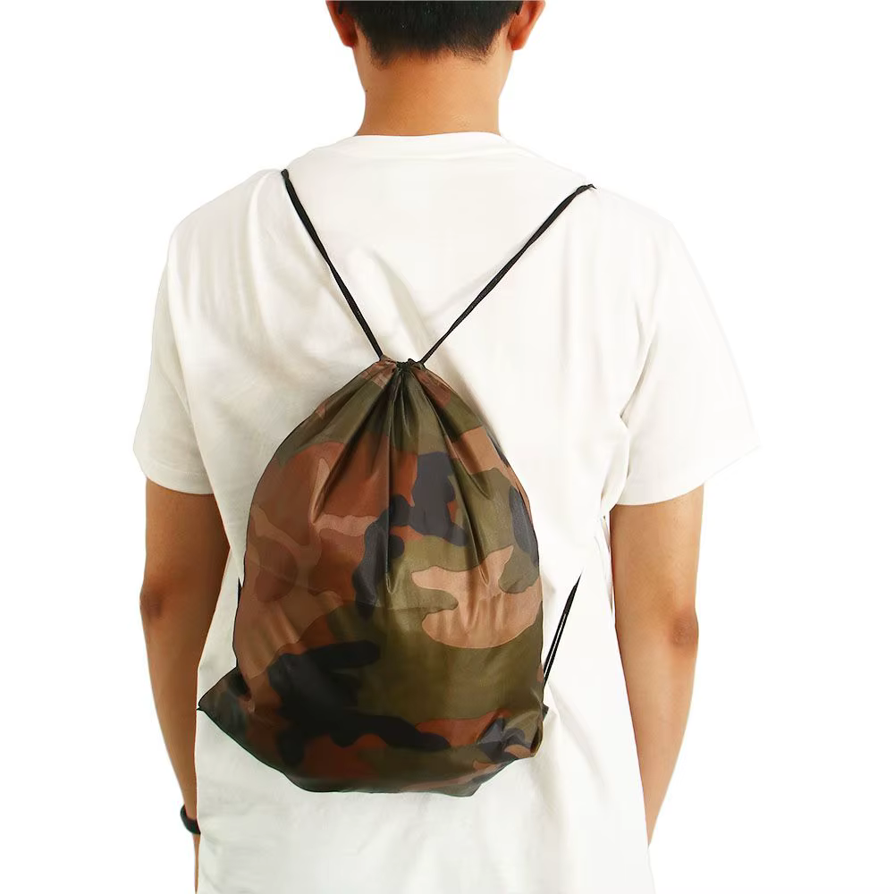 Bolsa Deportiva Unisex con Cordón – Camuflaje Oxford portátil - imagen 3
